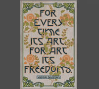 Lynda - Type Project Art Nouveau Poster