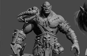 Gumroad - Ivan Perez Ayala - Orc Model (Work in progress)