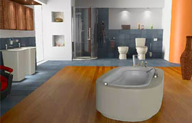 Arab4d - Bathroom Interior Cinema4d