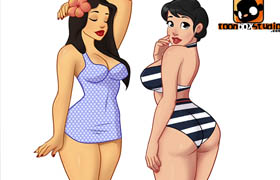 toon box studio - designing pinups with painttool sai