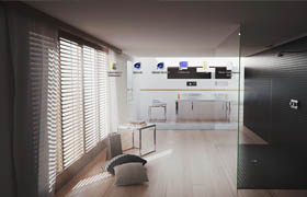 CurseStudio - Cinema 4DInterior Bathroom