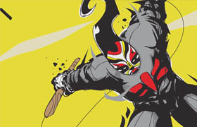 ​Digital Tutors - Designing an Action Composition in Illustrator