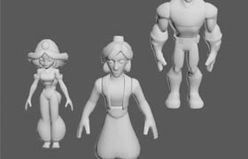 disney infinity - 91 models in .obj format (no textures)