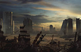 FXPHD - DMP207 Digital Matte Painting Lost Desert City