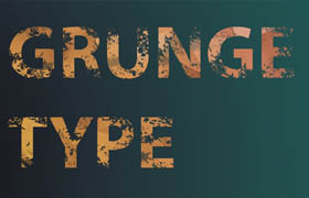 SkillShare - Photoshop Grunge Text with Custom Brushes