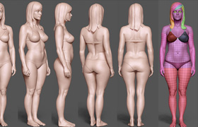 ​Gumroad - Female BaseMesh Reprojected