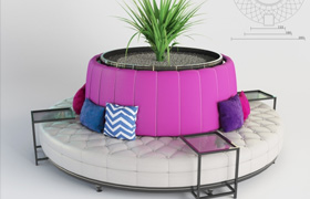 S + Furniture Island Sofa