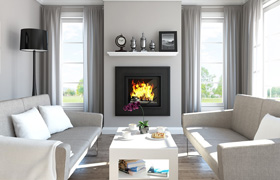 ​CGAxis Models Volume 45 3D Fireplaces + Render Scene