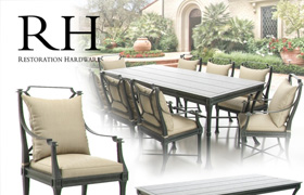 Restoration Hardware - Antibes Collection (Weathered Zinc)