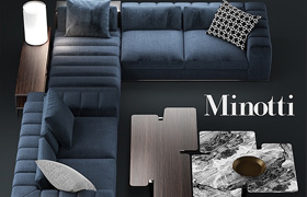 Sofa minotti freeman seating system