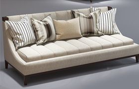 Tipton Tufted Sofa Barbara Barry Henredon Schoener