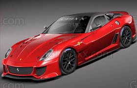 TurboSquid - Ferrari 599 XX