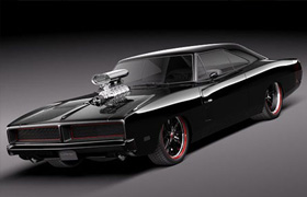 Dodge Charger 1969 Custom - 3D Model