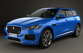 Jaguar F Pace S 2017 - 3D Model