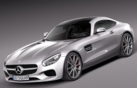 Mercedes Benz AMG GT 2016 - Vray - 3D Model