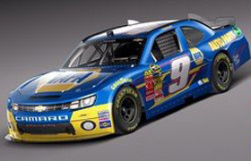 Chevrolet Camaro Nascar NAPA 2014 - 3D Model