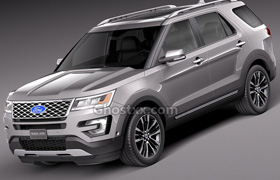 Ford Explorer 2016 - 3D Model