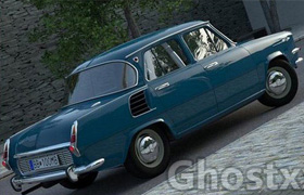 Skoda 1000 MB - 3D Model