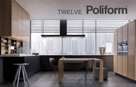 ​Kitchen Poliform Varenna Twelve 2 (vray GGX, corona PBR)