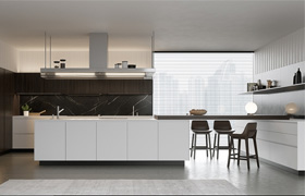 Kitchen Poliform Varenna Alea 4 (vray GGX, corona PBR)