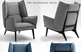 Armchair M & O Remi Bouhaniche