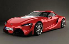 Toyota FT-1 2014 - Vray - 3D Model