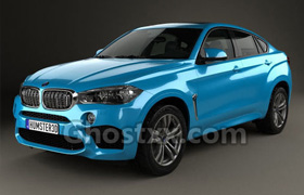 BMW X6 M 2014 - Vray - 3D Model