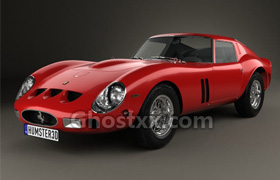 Ferrari 250 GTO (Series I) 1962 - Vray - 3D Model