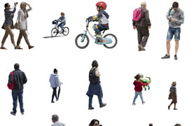 VirtualPolygon Free cutout people bundle 01