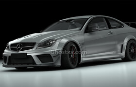 Mercedes Benz C63 AMG 2013 - 3D Model