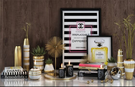 Chanel decorative set