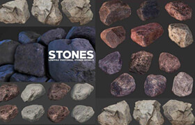 Photoreal Stones - 3D Models