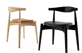 CH 20 Elbow Chair by Hans Wegner - 3d model