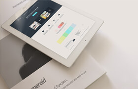 Psd Notepad & Magazine Mockup