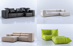 VizPeople - 3d Models Sofas