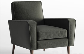 Crate and Barrel / Torino Velvet Chair