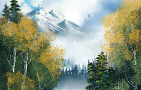 Bob Ross Mystic Mountain Brush Pack For Painter 18 Mac