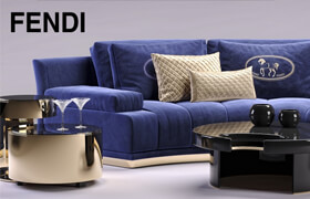 Fendi Artu Round Sectional Sofa