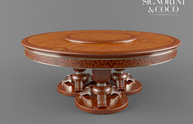 Round dining table, Signorini Coco Bellagio