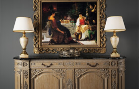 Provasi Sideboard 0674 + Decorative set