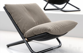 Cross low armchair by ARFLEX