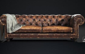 Chesterfield Sofa - 3d model