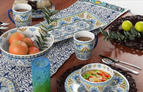 Tableware Mediterranean Mix