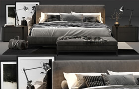 Minotti Andersen Bed QUILT