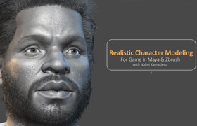 Realistic Character Modeling For Game In Maya and Zbrush