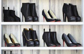 Woman shoes set - black