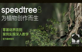 【正版】《为植物创作而生》SpeedTree 8零基础到案例植物专攻手册