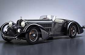 TurboSquid - Mercedes-Benz SS Roadster 1930 Erdmann&Rossi retro legend sport cabriolet - 641235