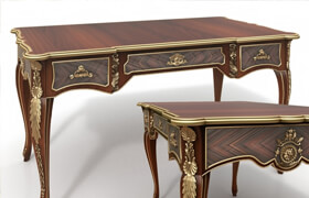 Table BUREAU LOUIS XV