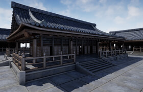 Cubebrush - Asian Temple - UE4  ​